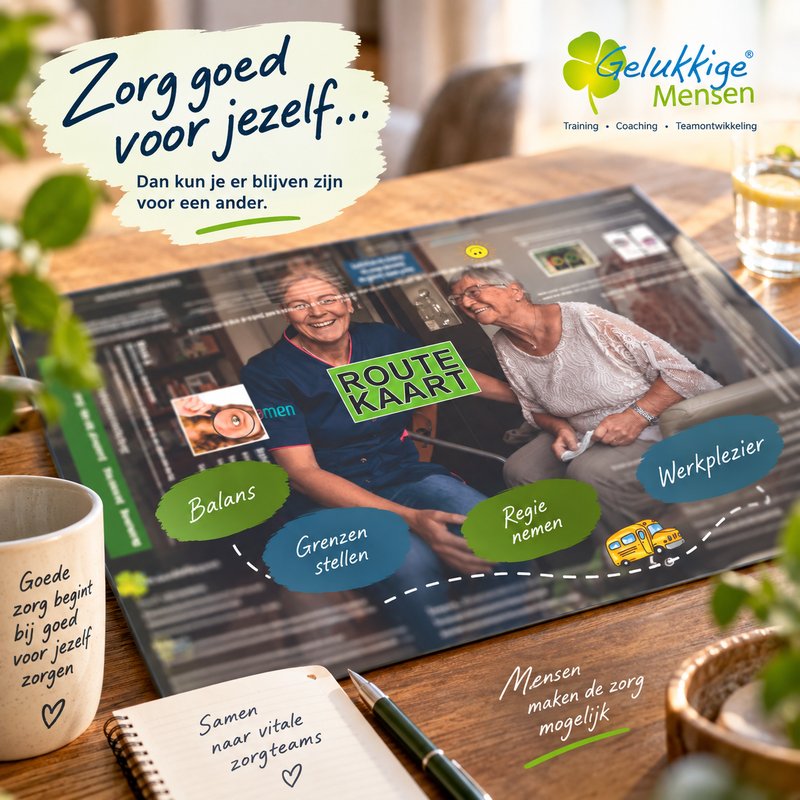 Routekaart Zorg goed voor jezelf: balans, grenzen stellen, regie nemen en werkplezier voor zorgmedewerkers